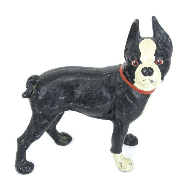 Cast Iron French Bulldog Door Stop: Cast Iron French Bulldog Door Stop. 10 inches x 9 inches
