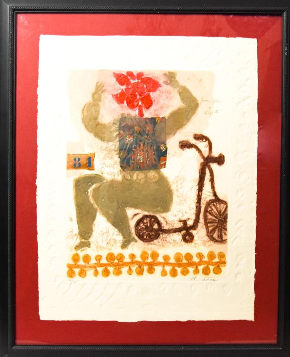 Theo Tobiasse Abstract Female Carborundum Gravure (1 of 9)