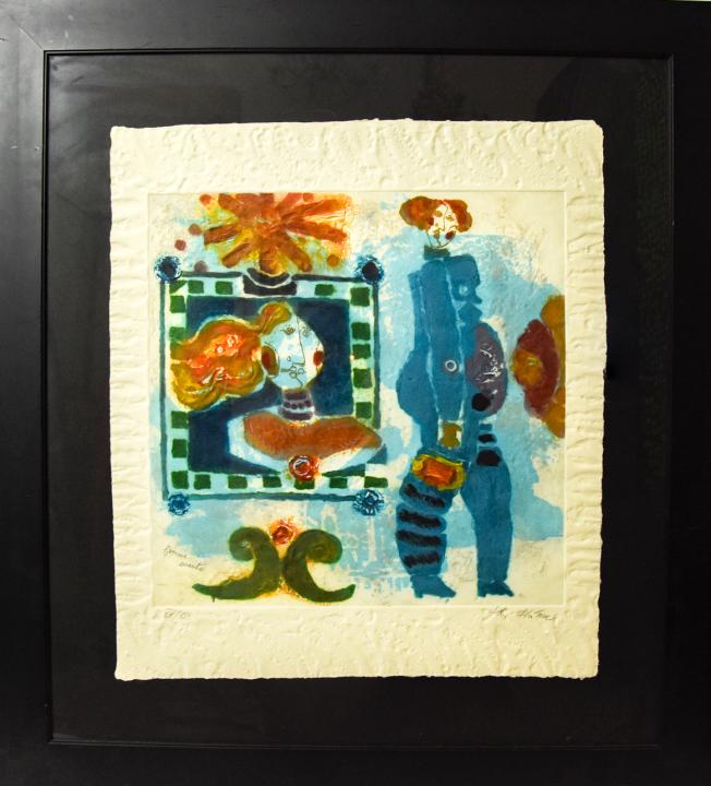 Theo Tobiasse Abstract Female Carborundum Gravure (1 of 10)