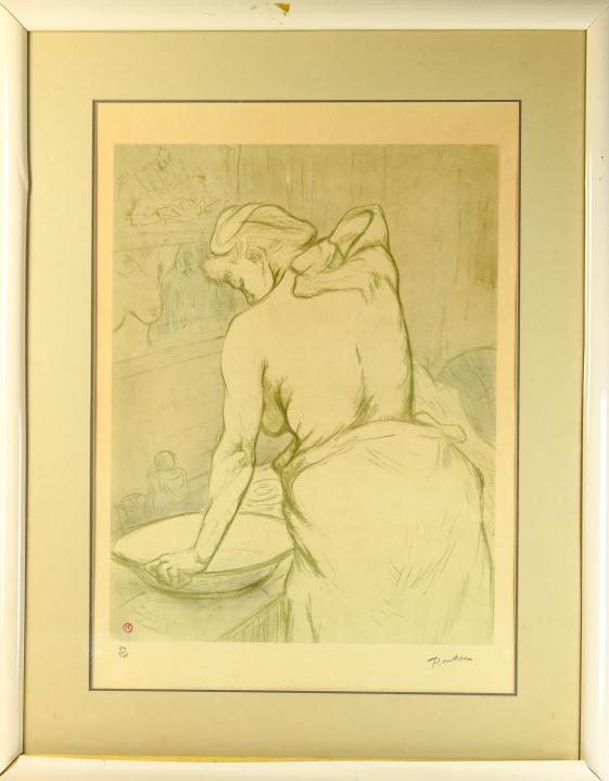 Toulouse Lautrec Femme Qui Se Lave Lithograph (1 of 9)