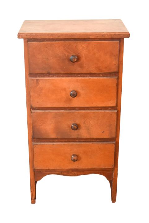 Night Stand End Table Four Drawer Miniature Chest (1 of 5)