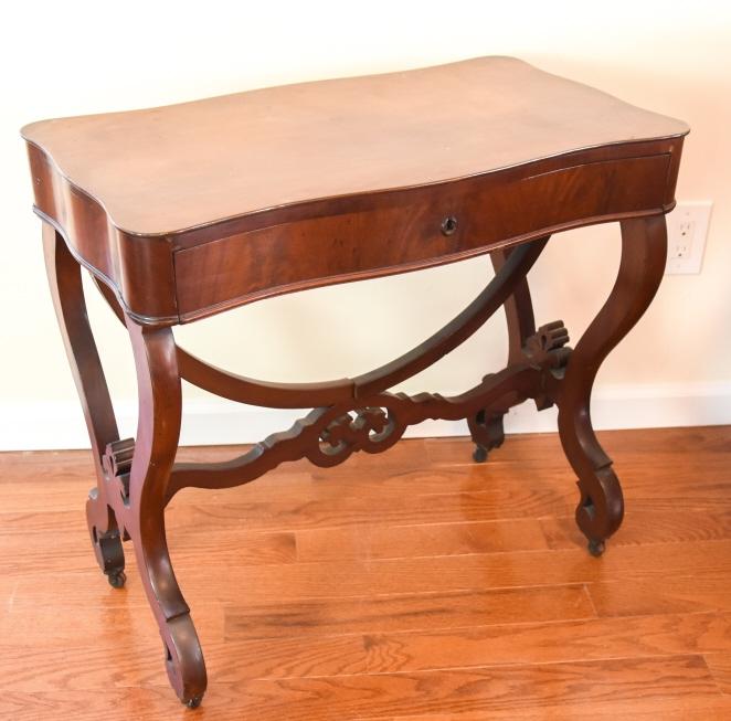 Antique 19th C American Empire Style Console Table (1 of 10)