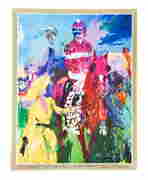 LeRoy Neiman Signed Jockey & Horse Poster (1 of 8)
