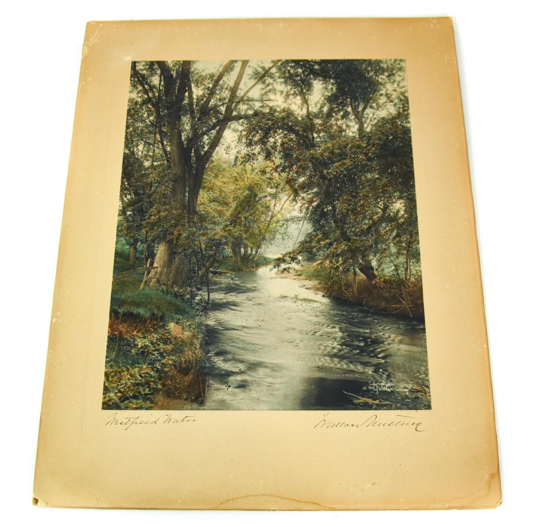 Signed Wallace Nutting Hand Colored Photograph (1 of 8)