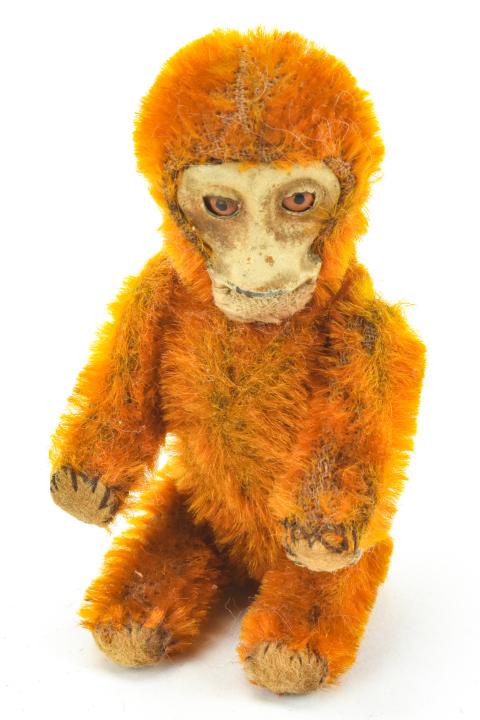 Early Miniature SCHUCO Mohair Monkey (1 of 5)
