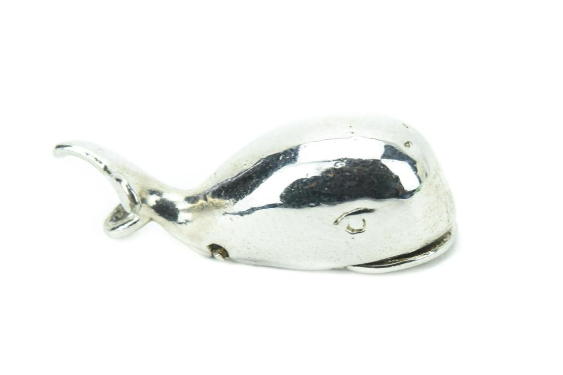 Sterling Silver Jonah & Whale Locket Pendant Charm: Sterling Silver Jonah & Whale Locket Pendant Charm. Hallmarked STERLING. Measures 1 inch in length.