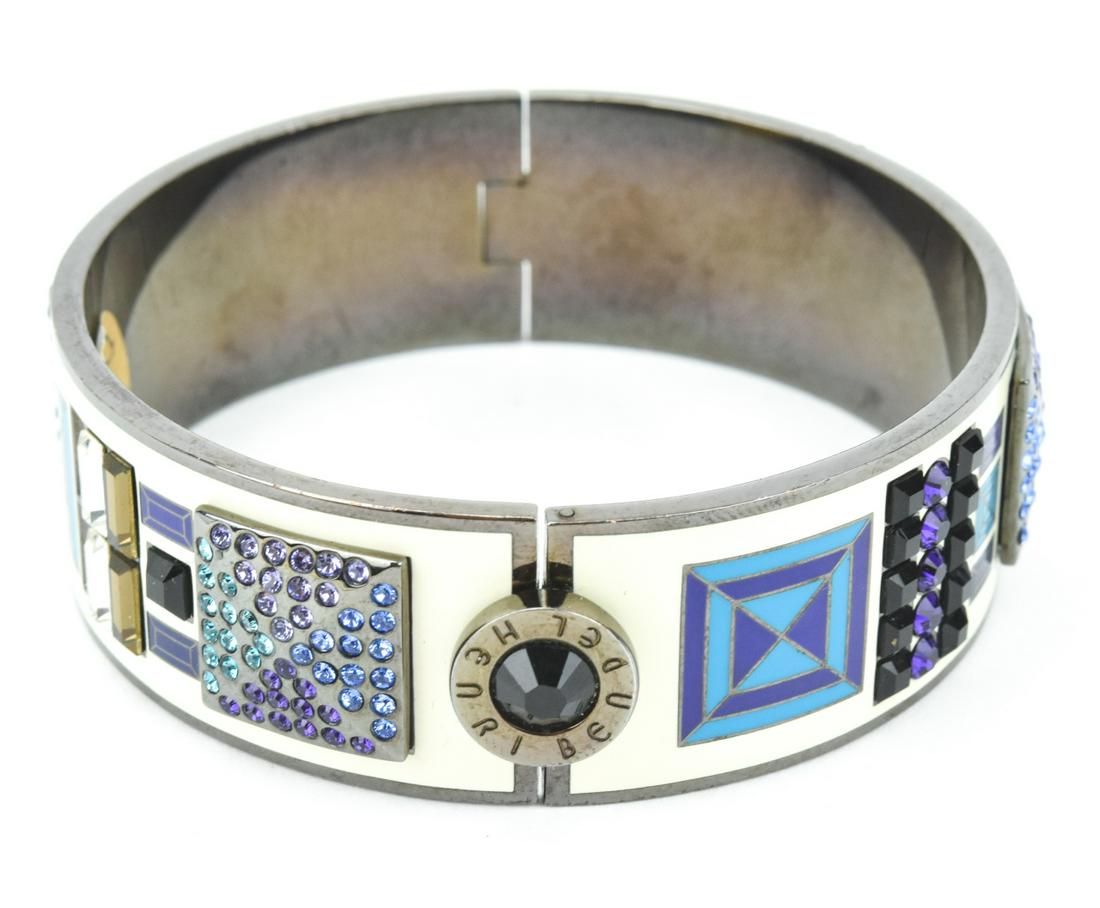 Henri Bendel Enamel Bangle Bracelet Retail $450 (1 of 8)