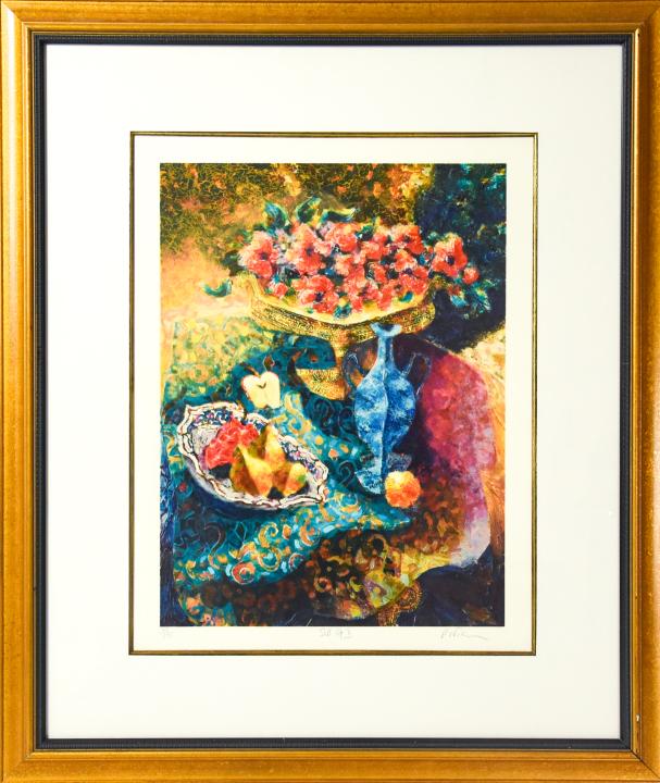 Peter Nixon Framed Lithograph "Still Life II" (1 of 10)