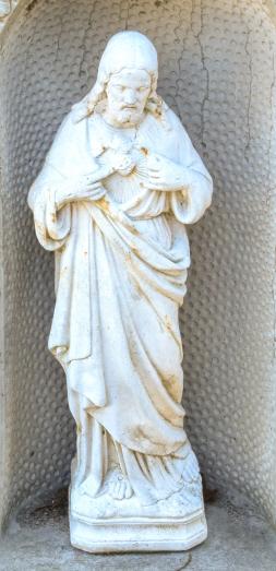 Antique Garden Statue of Jesus (1 of 6)