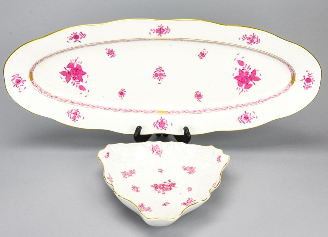 Herend "Apponyi" Fish / Fillet Platter & Dish (1 of 9)