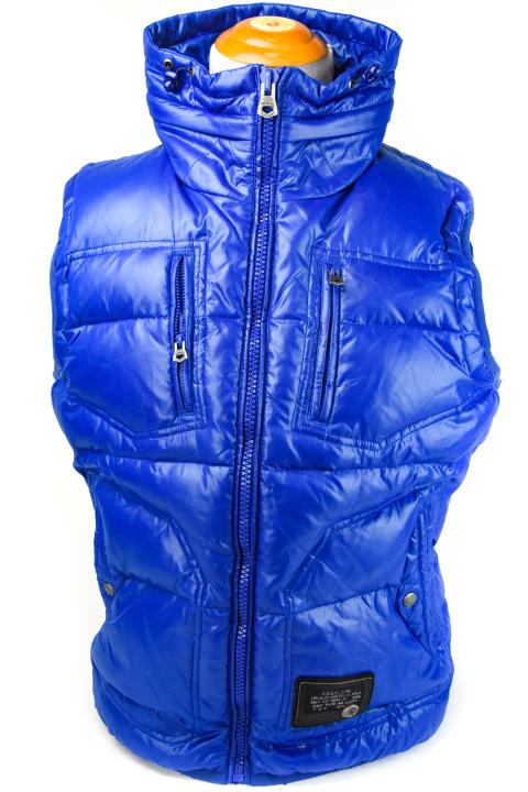 Diesel Men's Size Large Blue Padded Vest (1 of 10)
