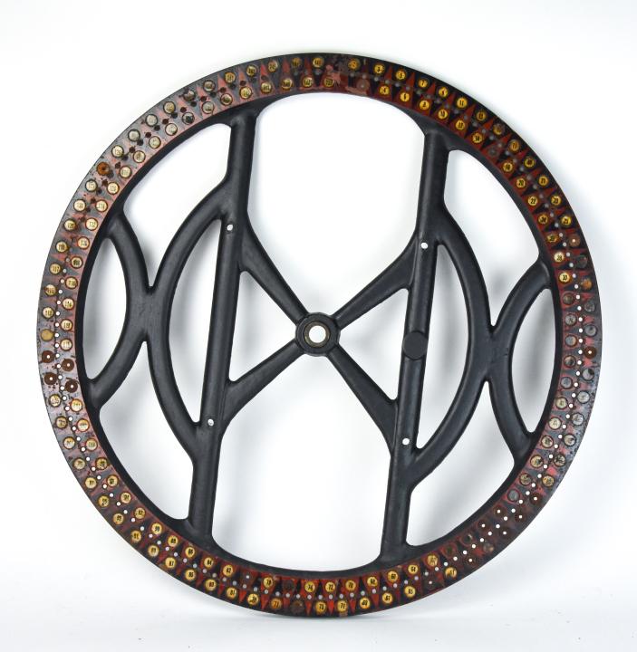 Antique Cast Iron Carnival Betting Fly Wheel (1 of 7)