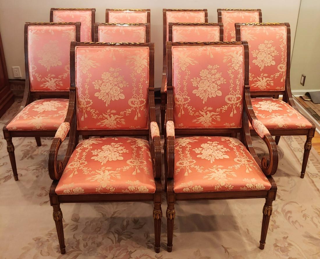 Set 12 Karges Furniture Louis XVI Dining Chairs (1 of 12)
