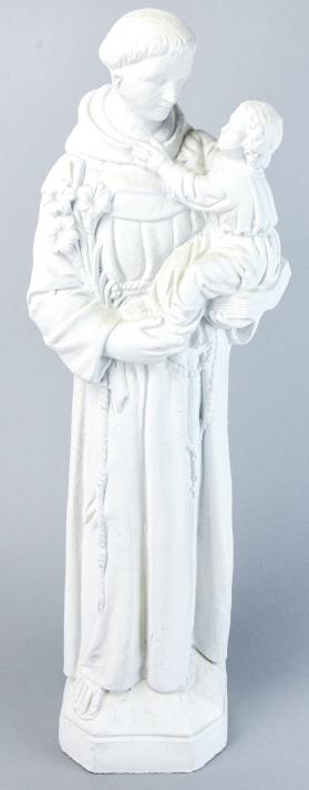 Plaster Garden Statue of Saint Francis of Assisi (1 of 8)