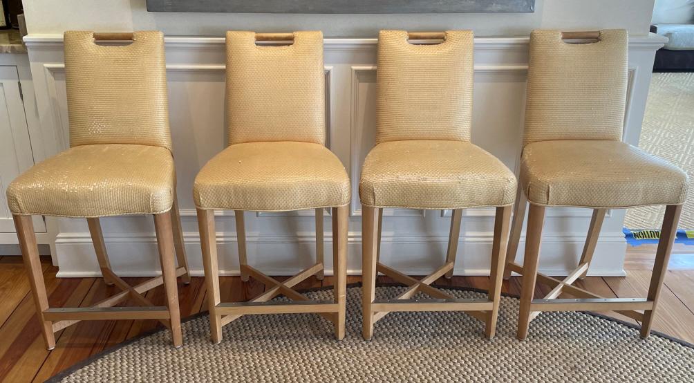 Set 4 Donghia Studio X Bar Stools (1 of 8)