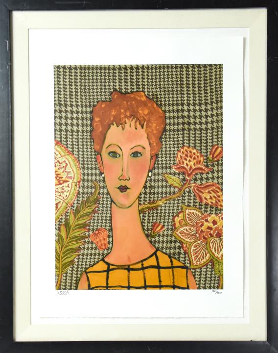 Kathy Sosa Ralph's Houndstooth Garden Giclee Print (1 of 9)
