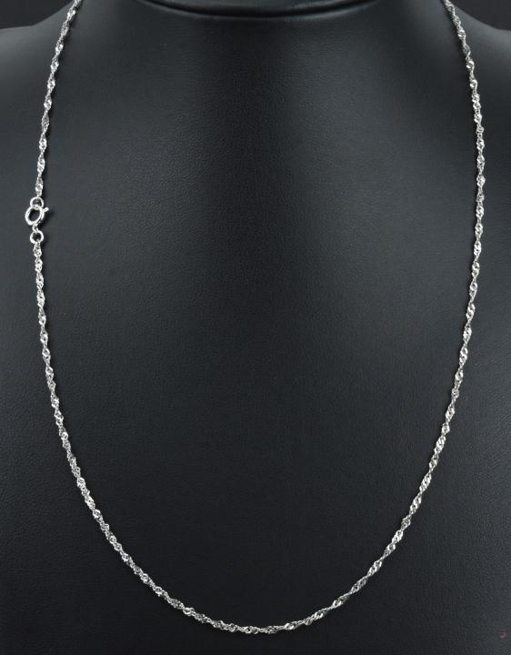 Sterling Silver Rope Twist Motif Necklace Chain (1 of 7)