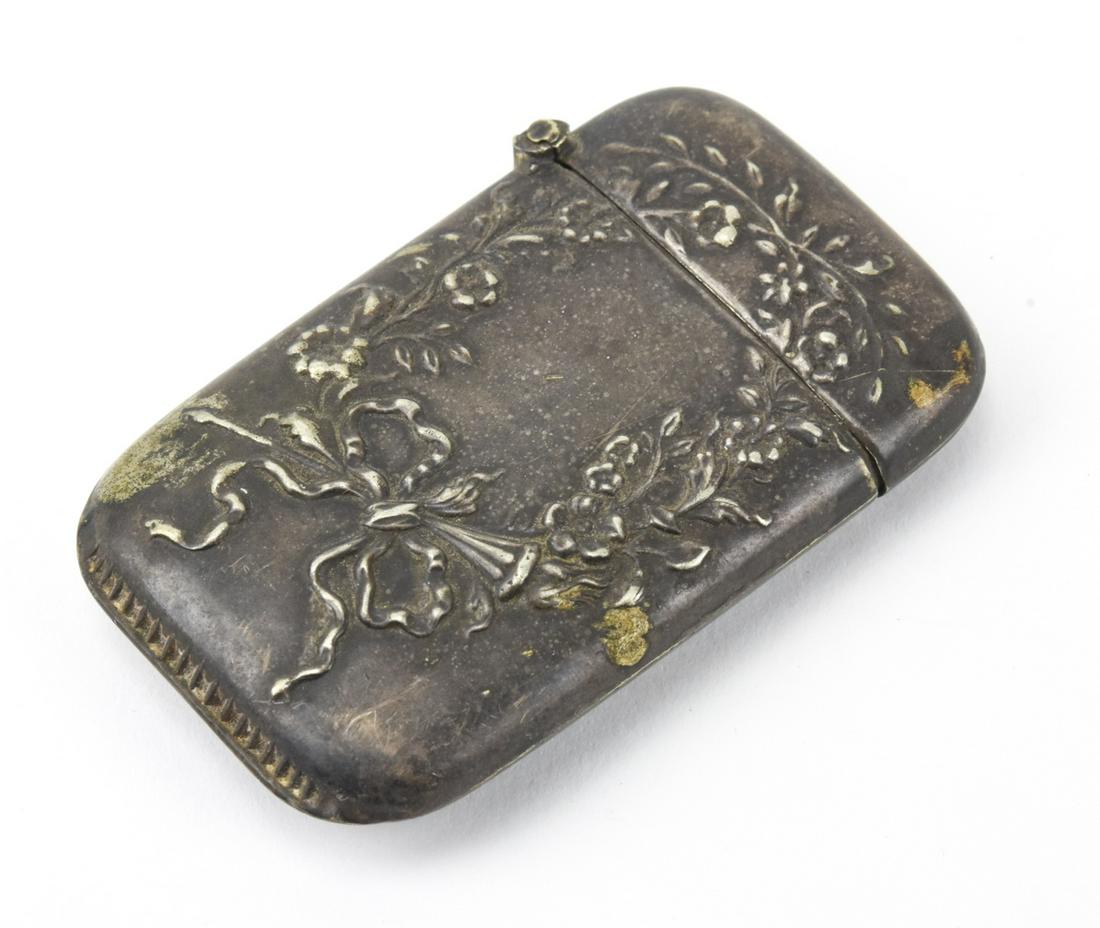 Antique 19th C Silver Vesta Case / Match Safe Case (1 of 6)