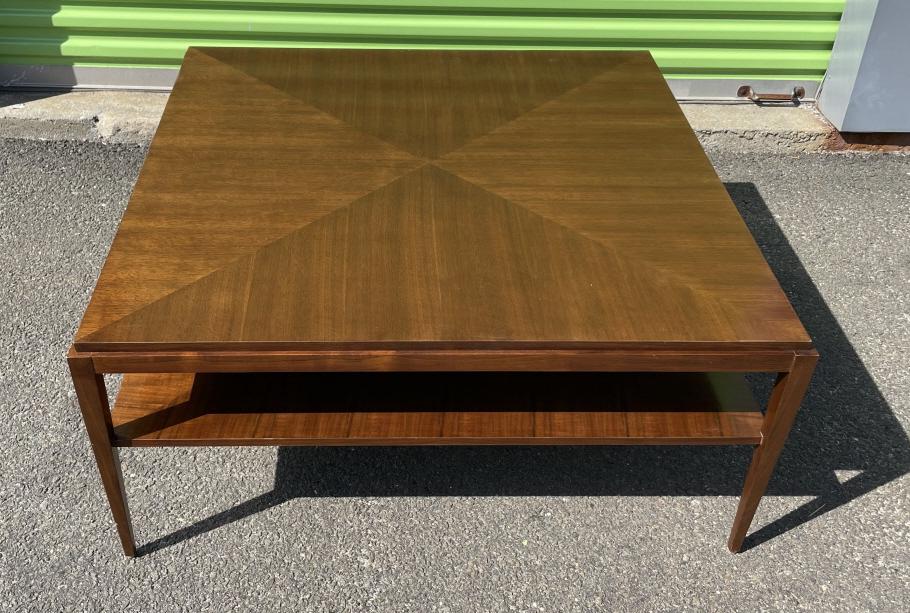 Baker Parquetry Square Tiered Coffee Table (1 of 5)