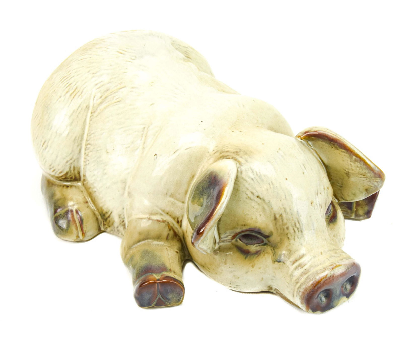 Salt Glazed Ceramic Art Pottery Decorative Pig (1 of 6)