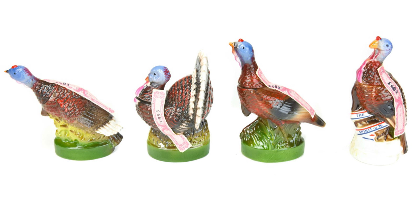 Vintage Austin Nichols Wild Turkey Mini Decanters (1 of 9)