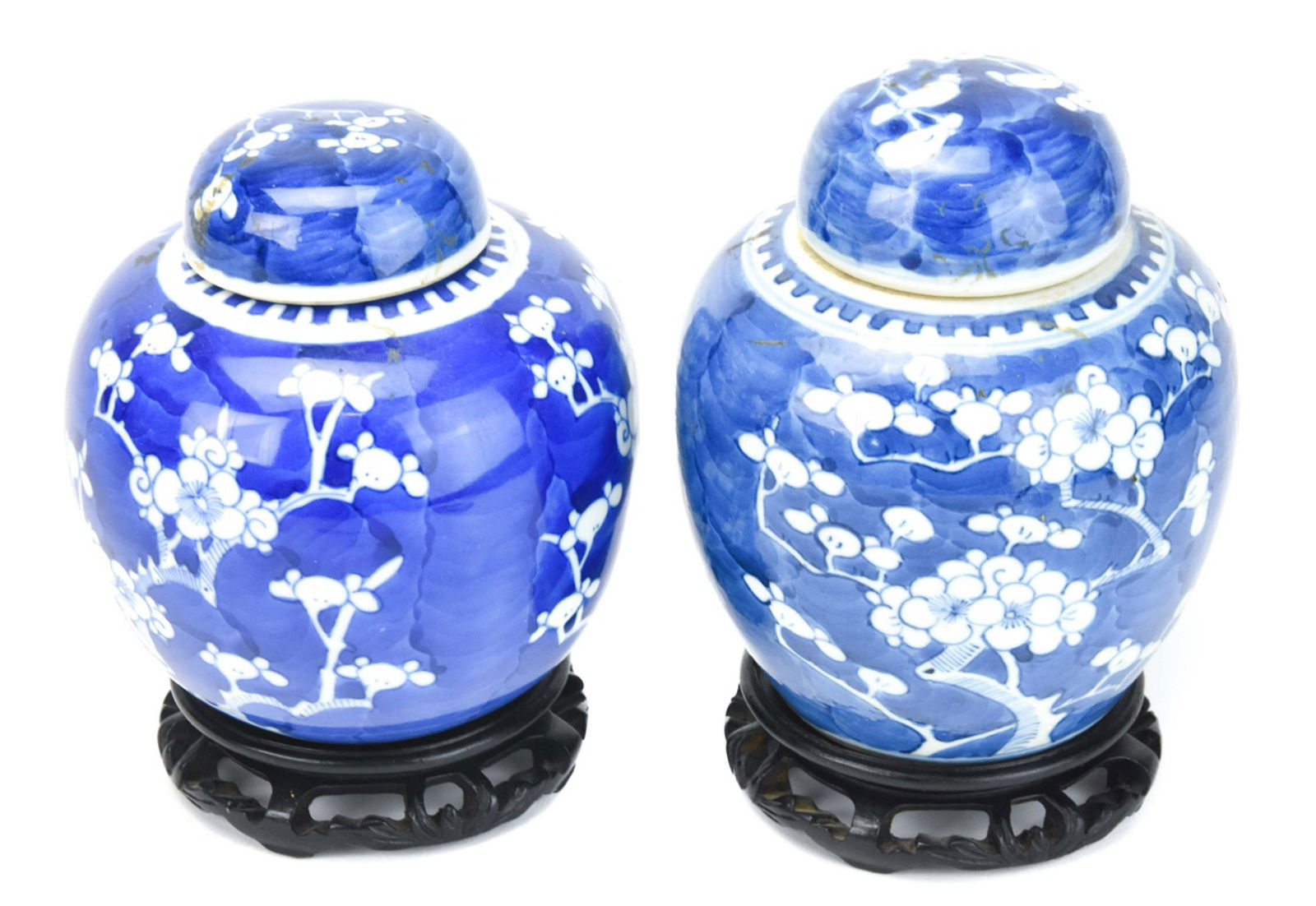 2 Chinese Blue & White Porcelain Ginger Jars (1 of 10)