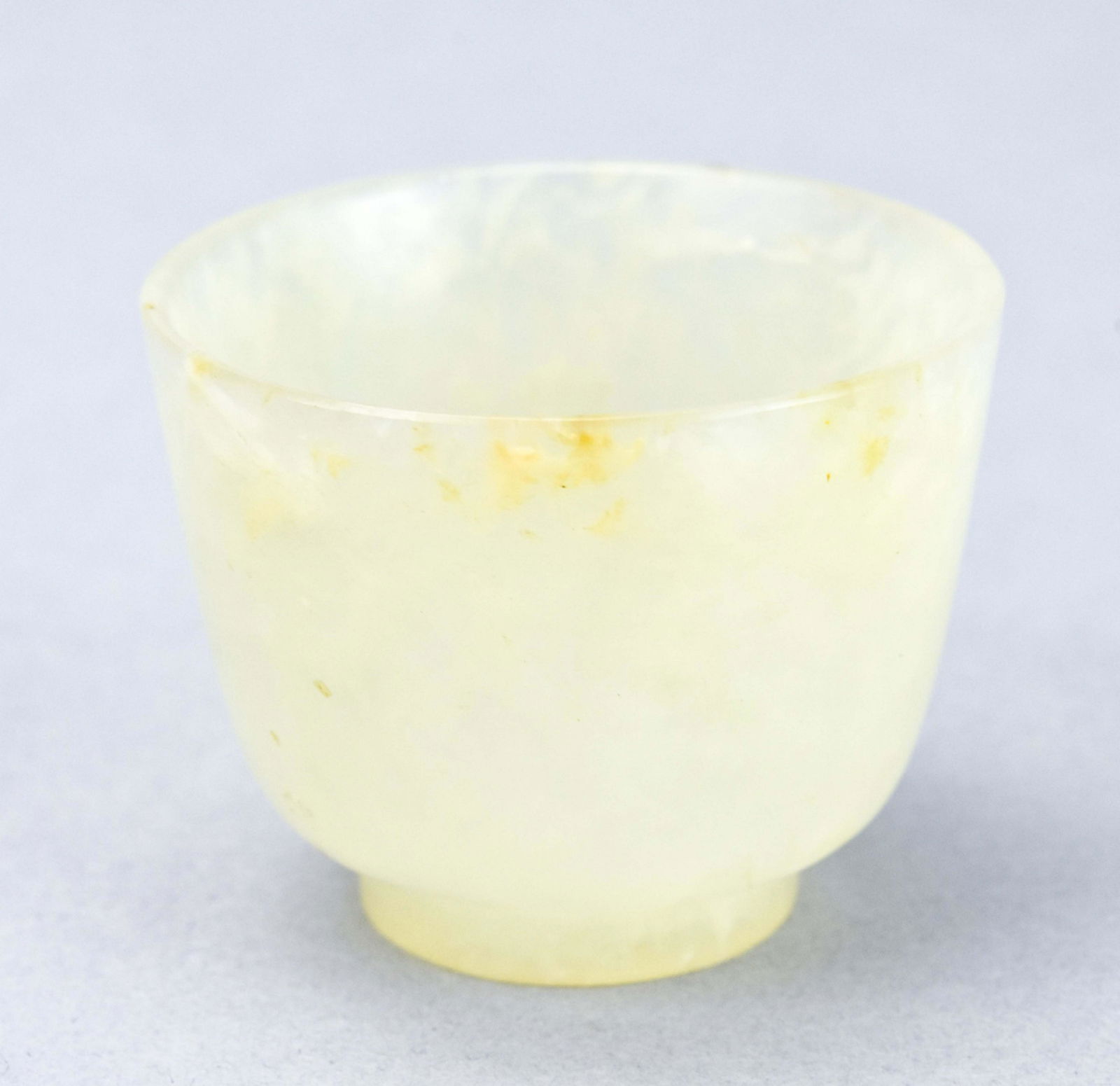 Small Chinese Carved Jade Cup (1 of 6)