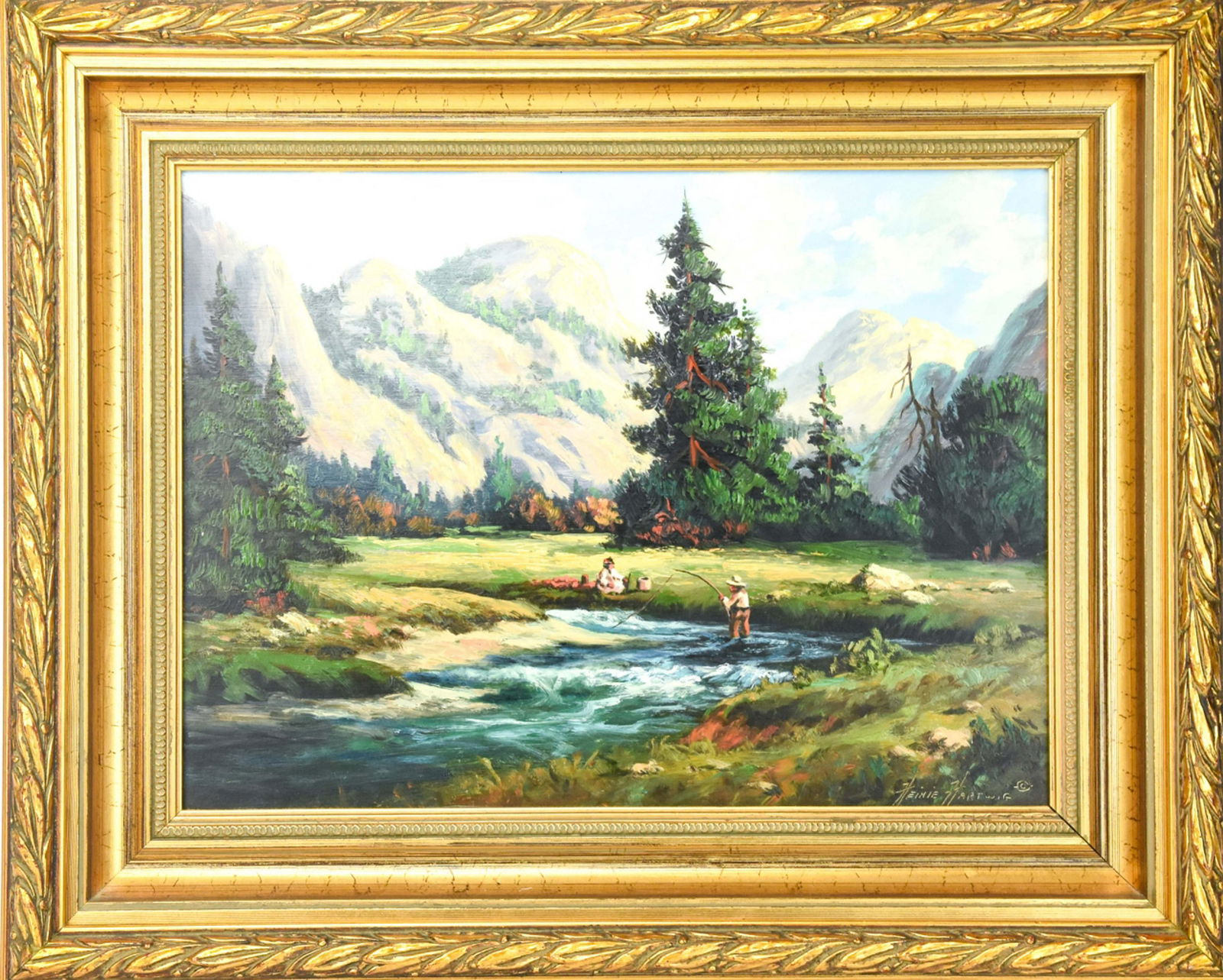 Heinie Hartwig Oil Western Landscape Painting (1 of 7)
