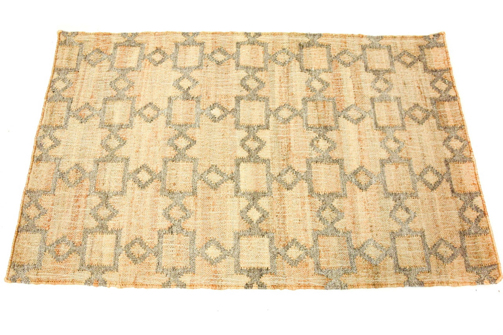 Geometric Flatweave Jute / Sisal Area Rug (1 of 9)