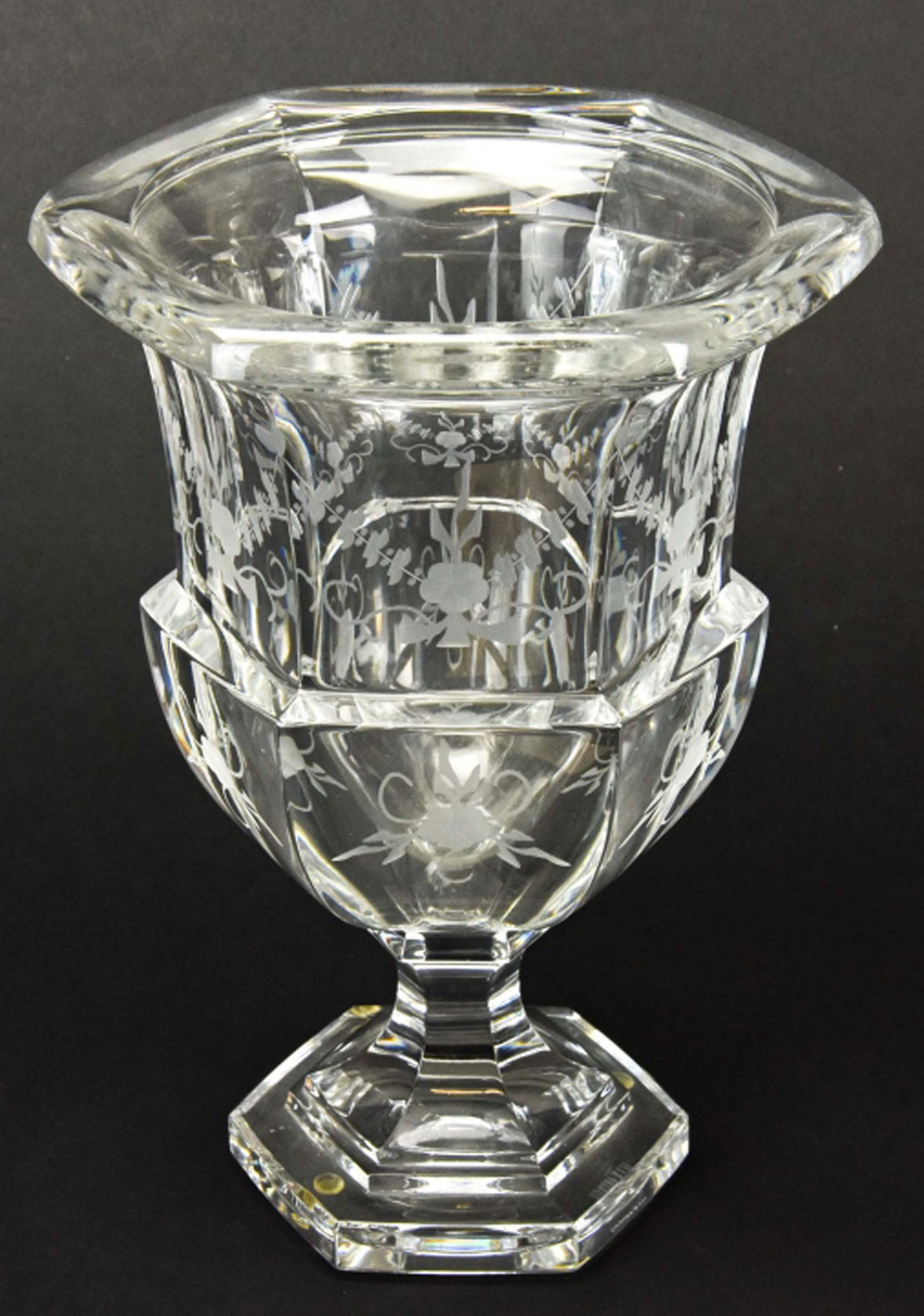 Tiffany Crystal Vase of Compana Form (1 of 9)