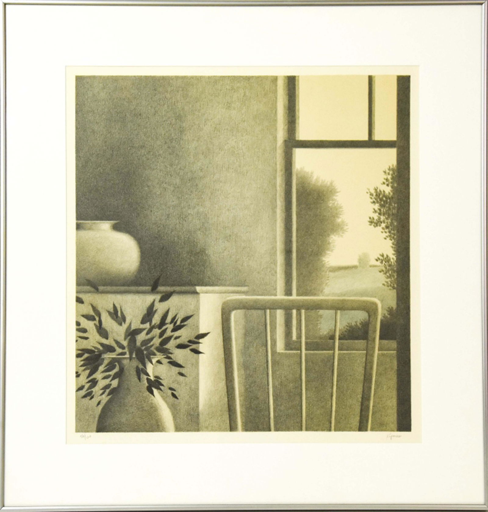 Robert Kipniss Lithograph Signed Numbered (1 of 8)