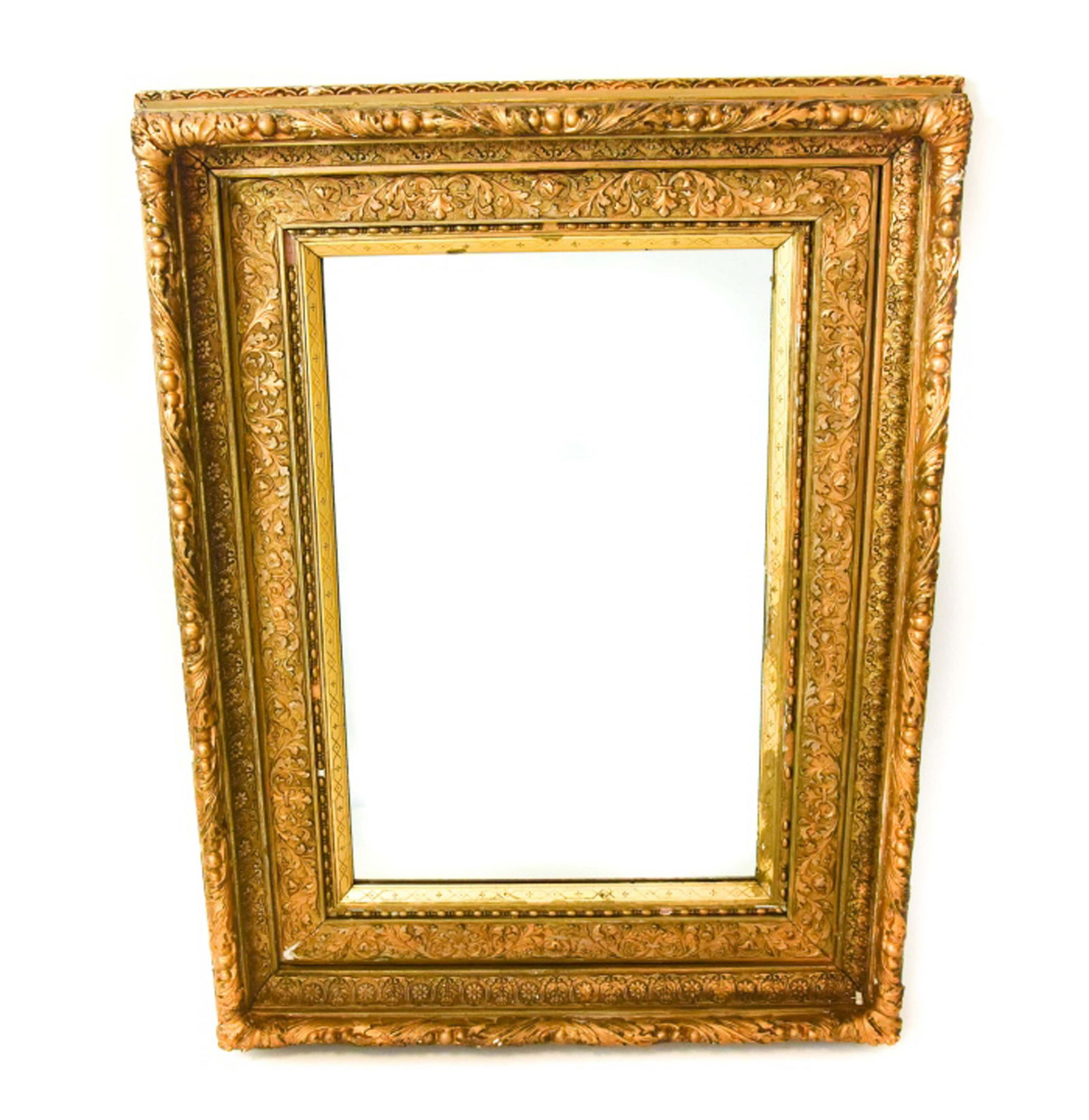 Antique 19th Century American Gilt Mirror (1 of 8)