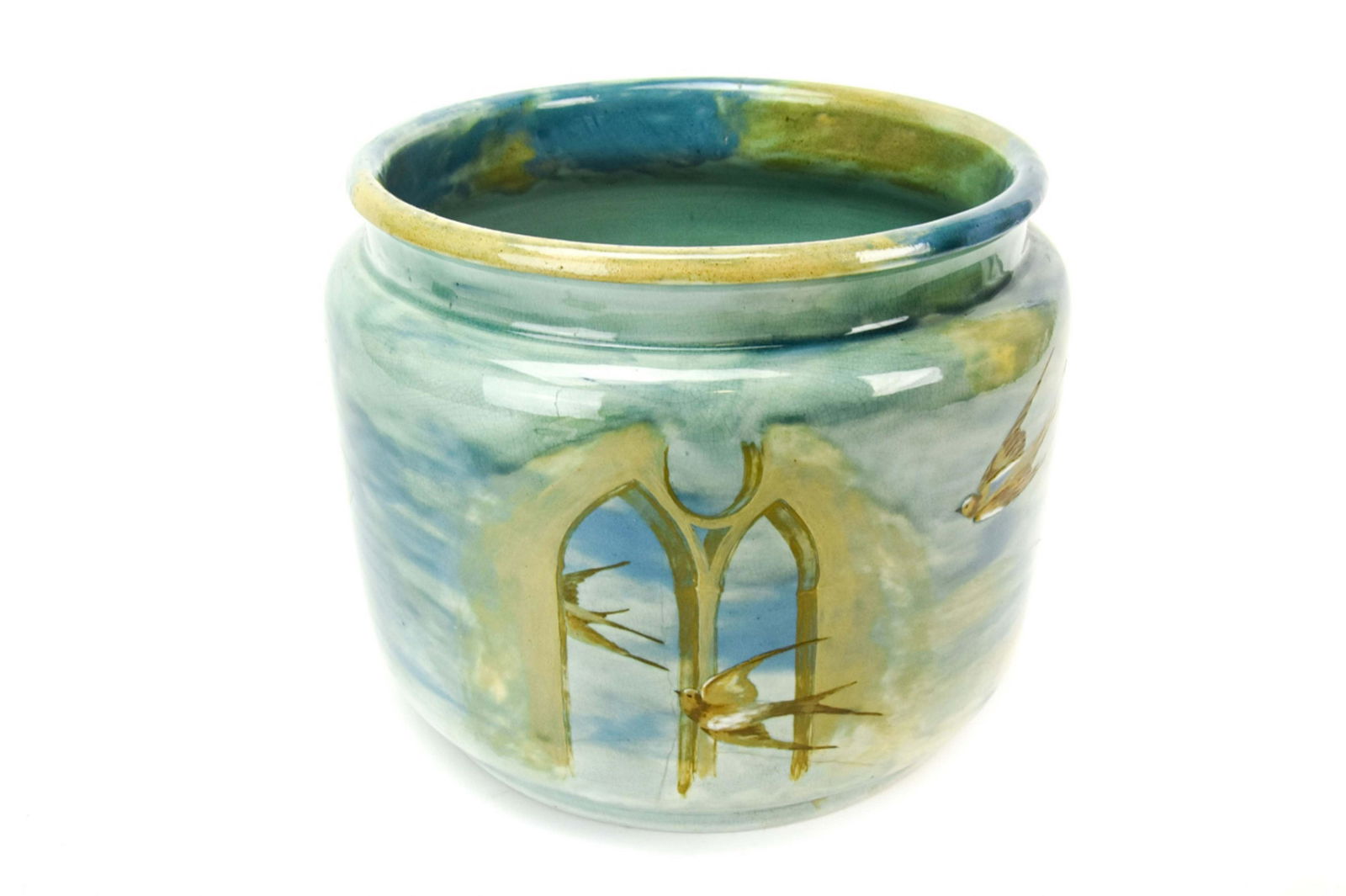 Antique 1895 Edwin Bennett Cachepot / Flower Pot (1 of 10)