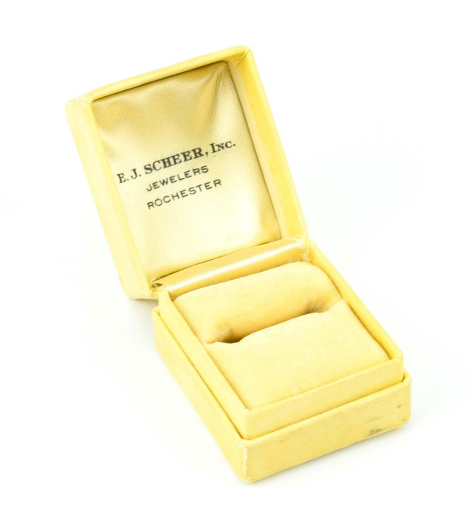 Antique Early 1900s Velvet  & Silk Lined Ring Box (1 of 6)