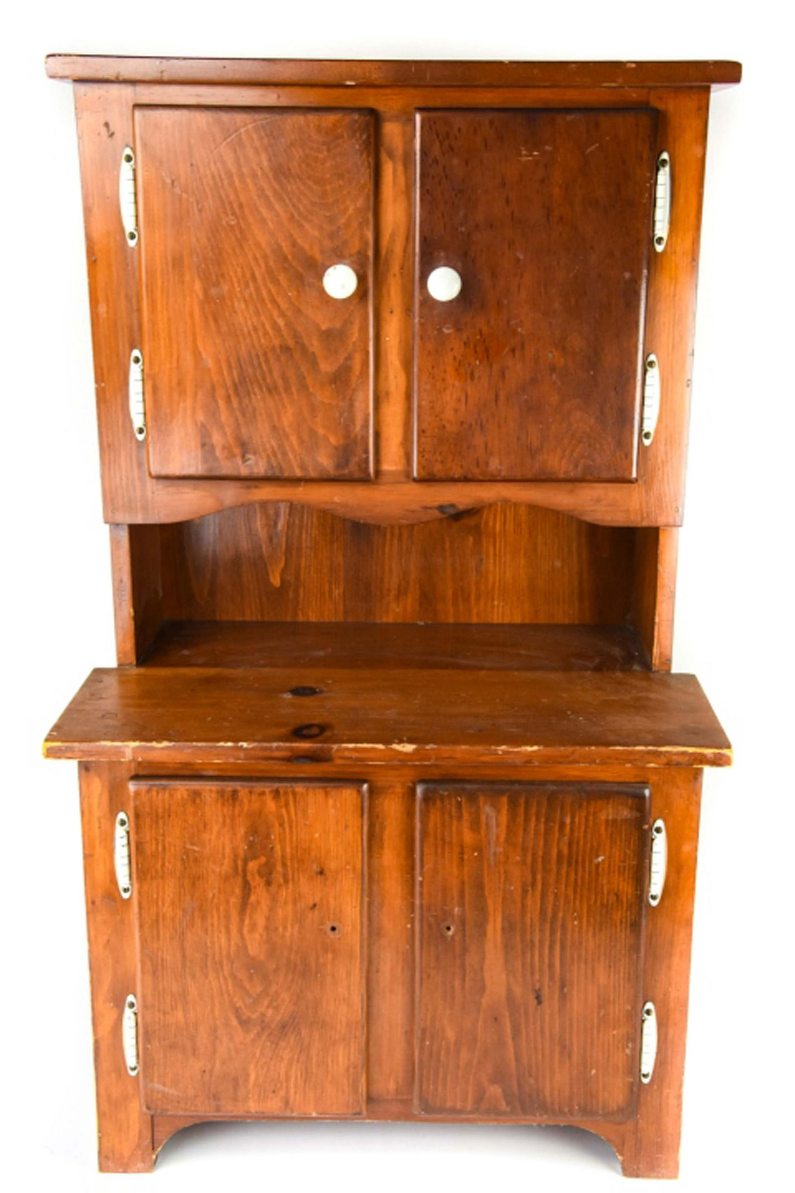 Antique 19th C Child Size or Doll Cupboard (1 of 10)