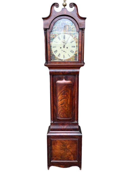19th C Scottish Robert Currer Grandfather Clock (1 of 1)