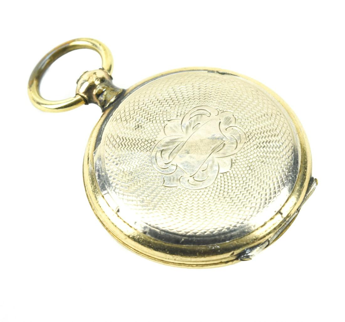 Antique 19th C Georgian Style Gold Locket Pendant (1 of 7)