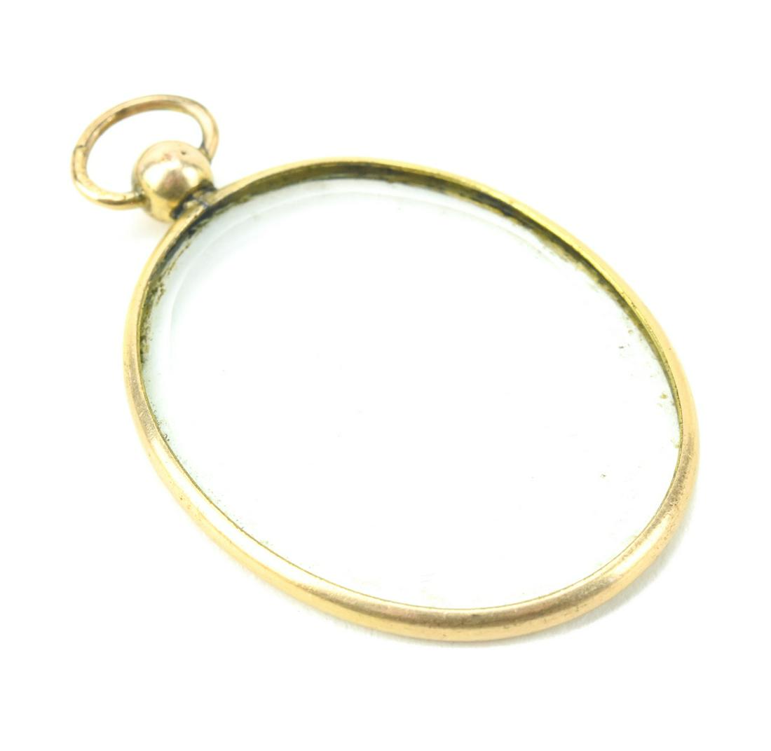 Antique Gold Filled Magnifying Monocle Pendant (1 of 7)
