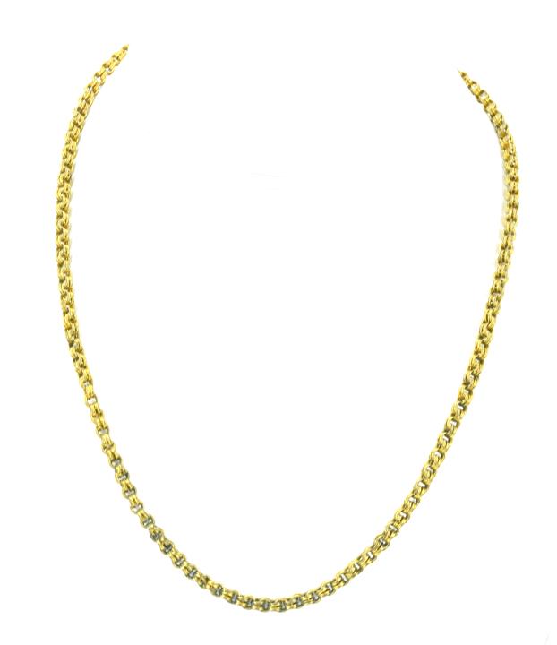 Antique 19th C Georgian Style Gold Necklace Chain (1 of 6)
