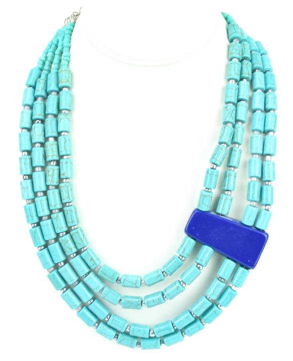 Native American Style Turquoise Necklace (1 of 6)