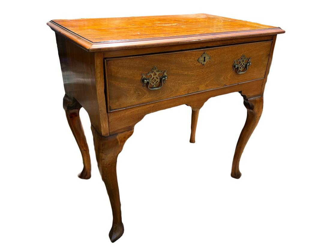 Antique 18th C English Low Boy Console Table (1 of 10)