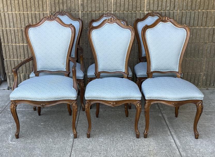 Set 6 Karges French Provincial Dining Chairs (1 of 9)