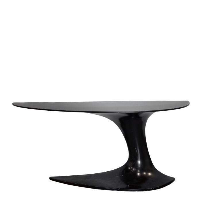 Modern, Wall Mounted Demilune Console Table (1 of 5)