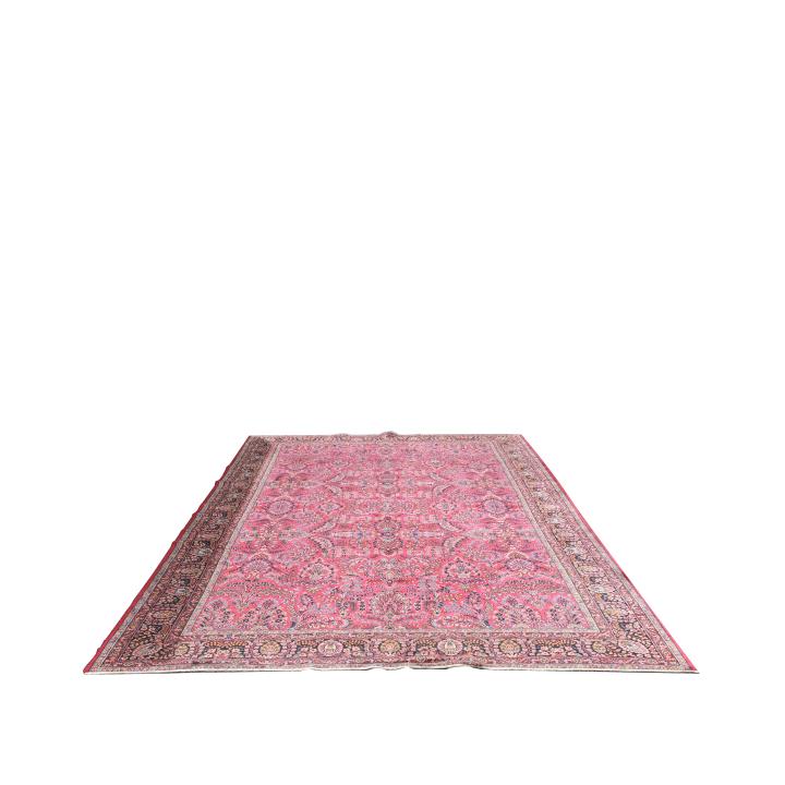 Floral Persian Hand Knotted Wool Carpet (1 of 7)