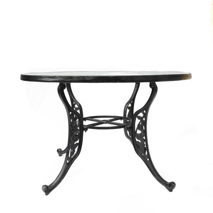 Glass Top Outdoor Patio Dining Table (1 of 10)