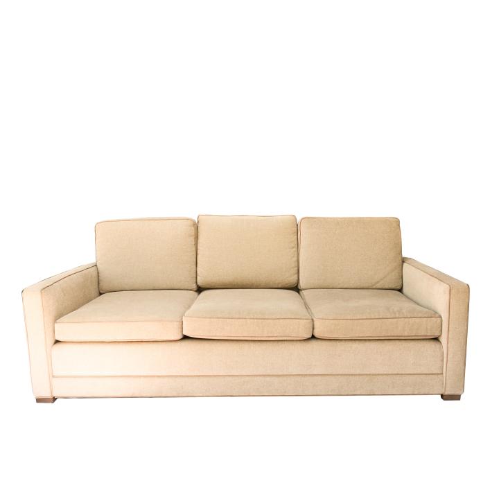 The Bright Group Twill Sofa w Leather Trim (1 of 6)