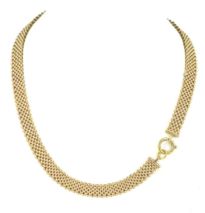 Antique 19th C Gold Filled Necklace Book Chain (1 of 6)
