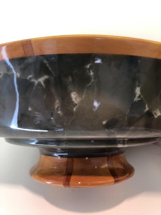 Pilbara Green Polished Marble Footed Bowl (1 of 5)