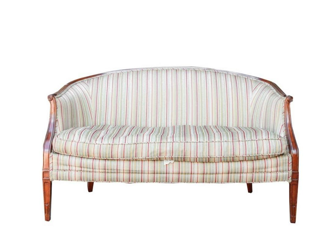 Hickory Chair Co Sheraton Upholstered Settee (1 of 7)