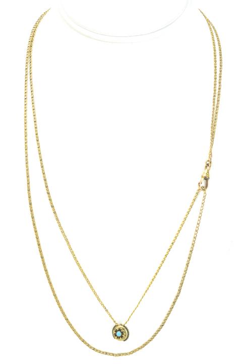 Antique Victorian Gold Filled Double Slide Chain (1 of 7)